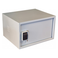 Антивандальна шафа VAGOS Lite Super Antilom 19" 7U - 0.8мм (530х320x450) двері - приховані петлі, замок - крабовий, 8відп.