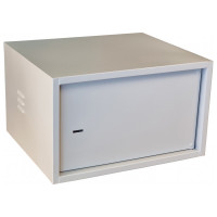 Антивандальна шафа VAGOS Lite Super Antilom 19" 7U - 0.8мм (530х320x450) двері - приховані петлі, замок - сувальдний, 8відп.