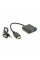 Конвертер HDMI (тато) на VGA (мама) 10cm, Black, 4K / 2K, Пакет + AUDIO Q300