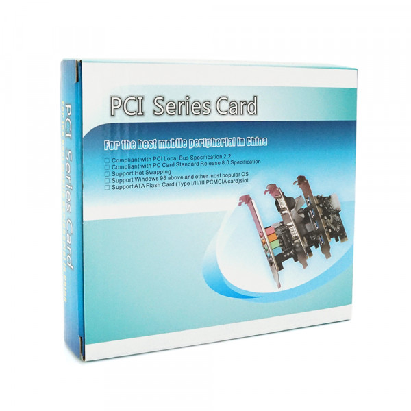 Контролер PCI=>RS232(9Pin)+RS232(9Pin), 2 порти, TX382B-2S, BOX