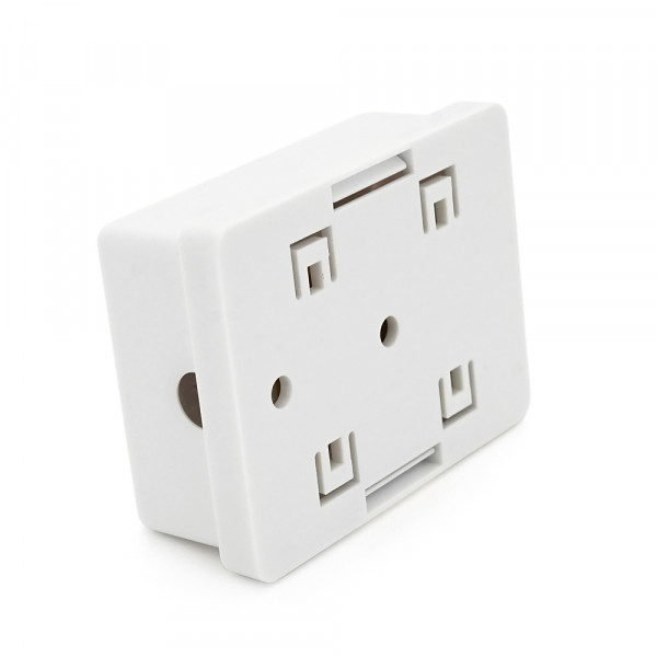 Розетка RITAR FTP 8P8C RJ45 1 порт Cat-6,  накладна біла Q500