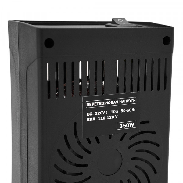 Перетворювач напруги понижуючий MERLION PN-350, Input 220 V/Output 110V, 350W, трансформаторний