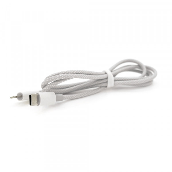 Кабель iKAKU KSC-723 GAOFEI PD20W smart fast charging cable (Type-C to Lightning), Silver, довжина 1м, BOX