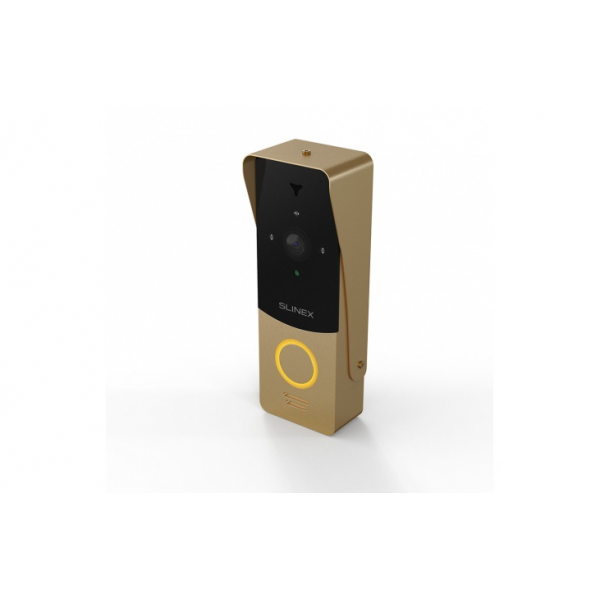 AHD панель виклику Slinex ML-20HD (black/gold), 2 Мп, кут огляду 115°, 45×130×24 мм