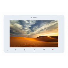AHD відеодомофон Slinex SM-07MHD (white), 7” TFT екран, запис руху, слот microSD, 193×123×18 мм