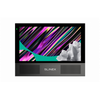 AHD відеодомофон Slinex Sonik 7 (black), 7” сенсорний IPS екран, запис руху, слот microSD, 176×133×20 мм