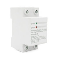 Захисне реле з контролем напруги SVP-60, 40A, LED-індикація, 220В, на DIN-рейку 2P