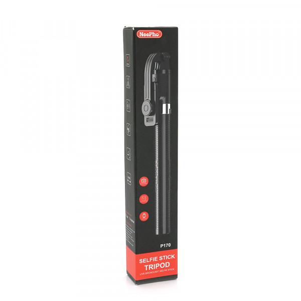 Штатив Nee Pho P-170, висота 31-170см, Bluetooth пульт, Box