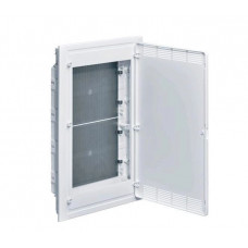Щит мультимедійний Hager VF418PZF, внутрішній, 4 ряди з перфорованою монтажною панеллю (688х460х98)