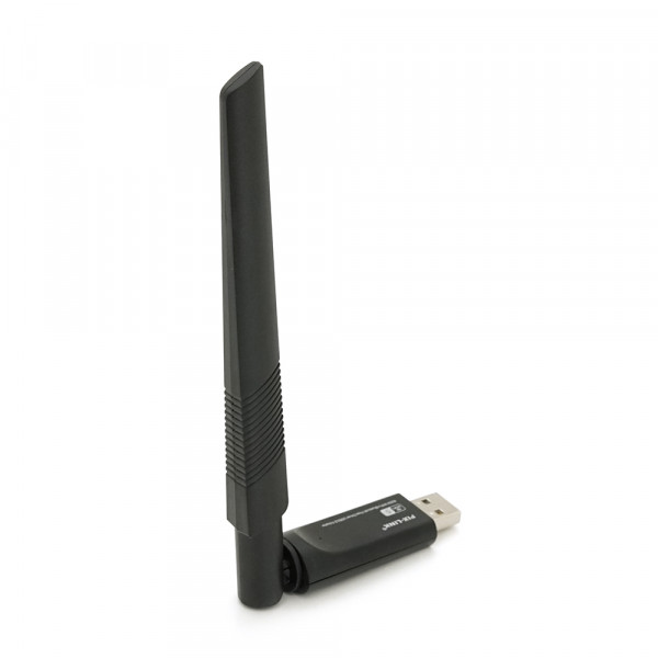 Бездротовий мережний адаптер Wi-Fi-USB LV-UAC24BD, RTL8811CU, Bluetooth, з антеною, 802.11 a/b/g/n, 650Mbps, Box
