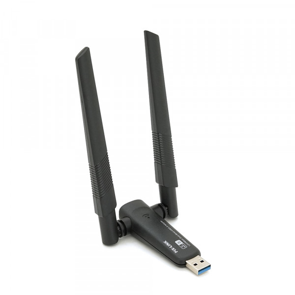 Бездротовий мережний адаптер Wi-Fi-USB LV-UAC21, AC600, з подвійною антеною, 802.11 a/с, 600MB, Box