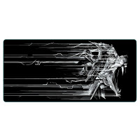 Килимок 300*700 тканинний Ghost Wolf з боковою прошивкою, товщина 2 мм, Black, Пакет