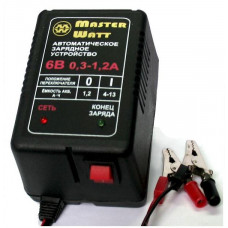 Автоматичне ЗУ для акумулятора 6V (1,3-13Ah) (MF,WET,AGM,GEL,NICD,NIMH), 180-240V, Ток заряду 0.3-1.2A, крокодили в комплекті