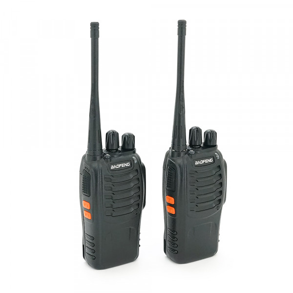 Комплект бездротових рацій Baofeng BF-888S, корпус пластмас, частота 400-470MHz, Black, BOX