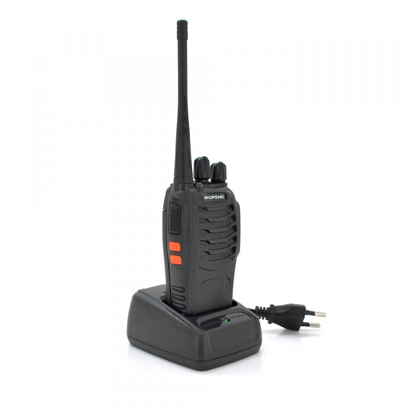 Комплект бездротових рацій Baofeng BF-888S, корпус пластмас, частота 400-470MHz, Black, BOX