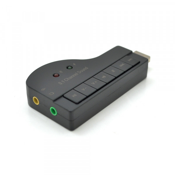 Контролер USB-sound card (8.1) 3D sound (Windows 7 ready), Blister