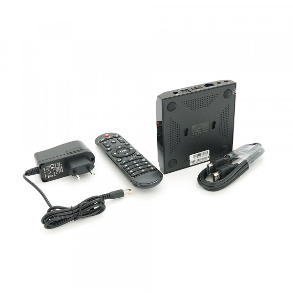 Медіа приставка X96-Max Plus6 4 / 32G Smart TV Box (Android 9.0, ОЗУ 4 Гб, 32Гб вбудованої пам'яті, 4-х ядерний процесор Amlogic 905  (2,0 ГГц)
