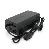 Зарядний пристрій Jinyi для акумуляторів LiFePo4 72V(87,6V),24S,6A,штекер Triangle plug (T-tipe/IEC/C13 N+L-), з індикацією,BOX