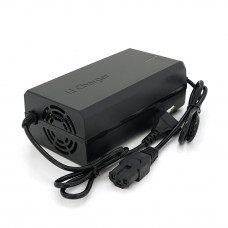 Зарядний пристрій Jinyi для акумуляторів LiFePo4 72V(87,6V),24S,6A,штекер Triangle plug (T-tipe/IEC/C13 N+L-), з індикацією,BOX