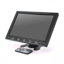 Монітор для відеоспостереження 10.1 ", AV + VGA + HDMI + RCA  роз'єми, 1024 * 600ips, 12-24V, BOX
