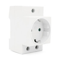 Модульная розетка PT-316P на DIN-рейку, 250V/10-16A, c заглушкой, 45*78.5*63mm