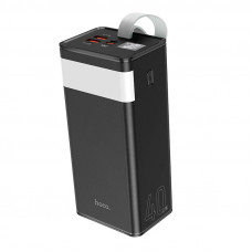 Power Bank HOCO J86 40000mAh, 2USB+Type-C+micro, PD20W, ліхтарик, Black, 0.790kg