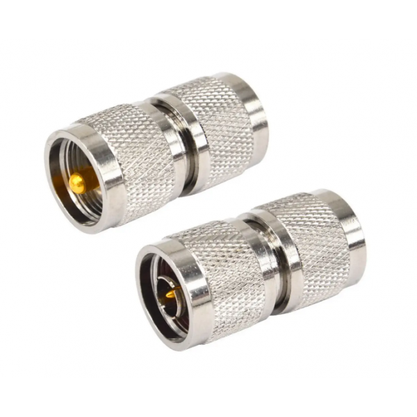 Перехідник N Тype Male - UHF Male (N Тype тато,штекер-UHF тато,штекер) ціна за 1 шт