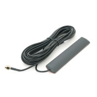 Внутрішня GSM/WIFI антена 3G/4G/LTE WiFi, 850-990/1710-2700MHz 5dBi, 3М скотч, 5 метрів кабелю, кабельне введення Роз'єм SMA Male