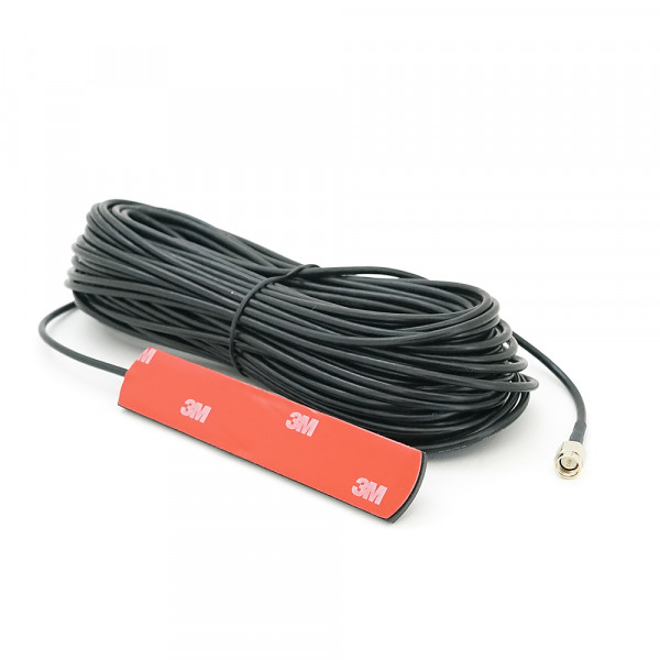 Внутрішня GSM/WIFI антена 3G/4G/LTE WiFi, 850-990/1710-2700MHz 5dBi, 3М скотч, 20 метрів кабелю, кабельне введення Роз'єм SMA Male