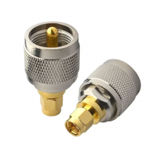 Перехідник SMA Male - UHF Male (SMA тато,штекер-UHF тато,штекер) ціна за 1 шт