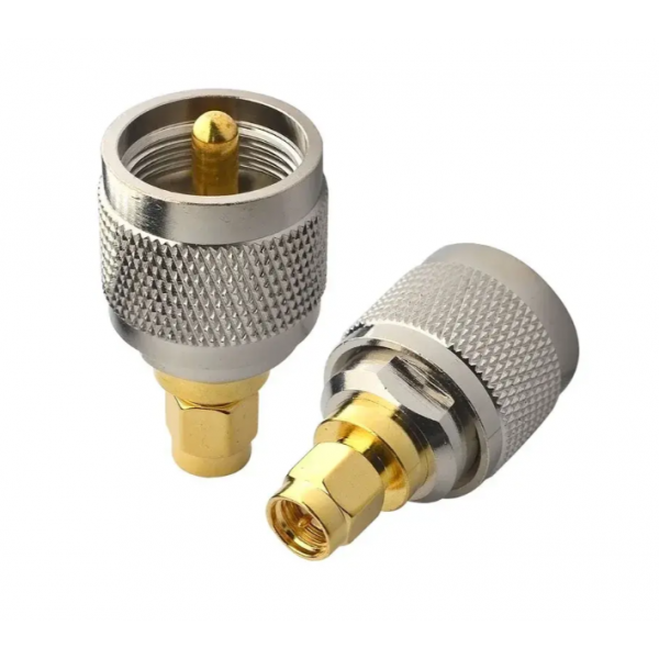 Перехідник SMA Male - UHF Male (SMA тато,штекер-UHF тато,штекер) ціна за 1 шт