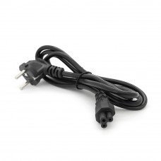 Кабель живлення Schuko PC-186 CEE7/7-IEC C5, 1.8M, 0.75mm, для ноутбука, OEM Q80 МЕДЬ!!!