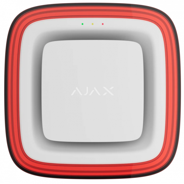 Бездротовий світлозвуковий адресний пожежний сповіщувач Ajax EN54 FireProtect (Sounder/VAD) Jeweller White