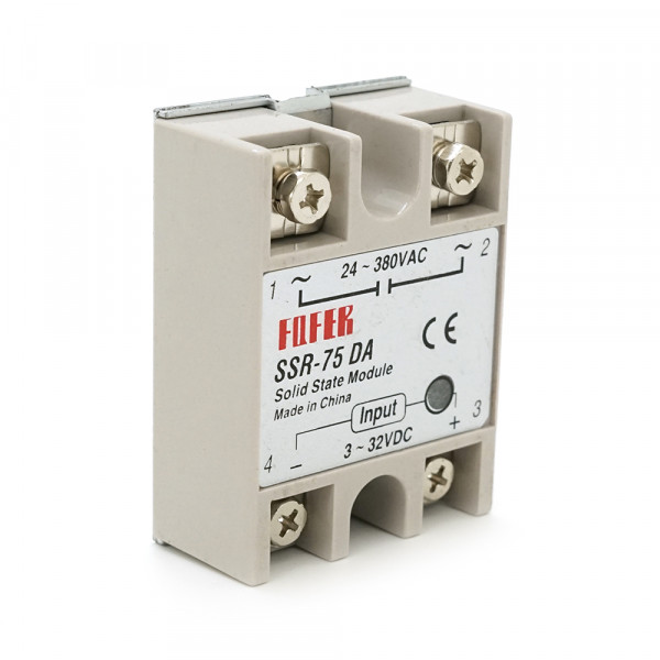 Твердотільні реле FQFER SSR-75DA 75А 24-380VAC