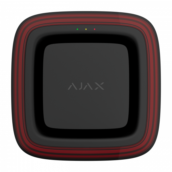 Бездротовий світлозвуковий адресний пожежний сповіщувач Ajax EN54 FireProtect (Sounder/VAD) Jeweller Black
