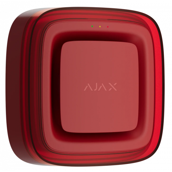 Бездротовий світловий адресний пожежний сповіщувач Ajax EN54 FireProtect (VAD) Jeweller Red