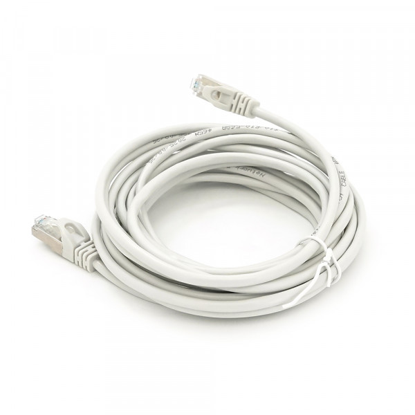 Патч-корд литий MERLION, FTP, RJ45, Cat.5e, 5m, сірий, CCA, Q200