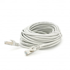 Патч-корд литий MERLION, FTP, RJ45, Cat.5e, 10m, сірий, CCA, Q200