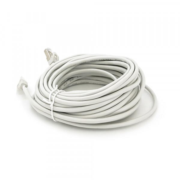 Патч-корд литий MERLION, FTP, RJ45, Cat.5e, 10m, сірий, CCA, Q200