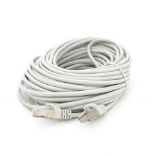 Патч-корд литий MERLION, FTP, RJ45, Cat.5e, 15m, сірий, CCA, Q200