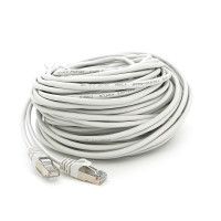Патч-корд литий MERLION, FTP, RJ45, Cat.5e, 30m, сірий, CCA, Q200