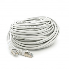 Патч-корд литий MERLION, FTP, RJ45, Cat.5e, 30m, сірий, CCA, Q200