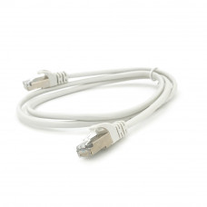 Патч-корд литий MERLION, FTP, RJ45, Cat.5e, 1m, сірий, CU, Q200