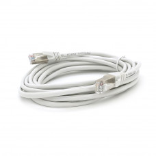 Патч-корд литий MERLION, FTP, RJ45, Cat.5e, 3m, сірий, CU, Q200