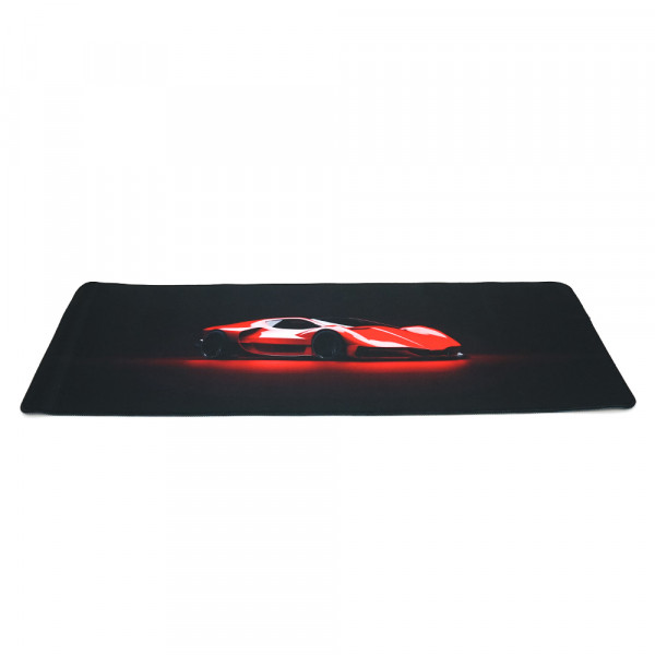 Килимок 300*800 тканинний Ferrari PFP з боковою прошивкою, товщина 3 мм, Red, Пакет