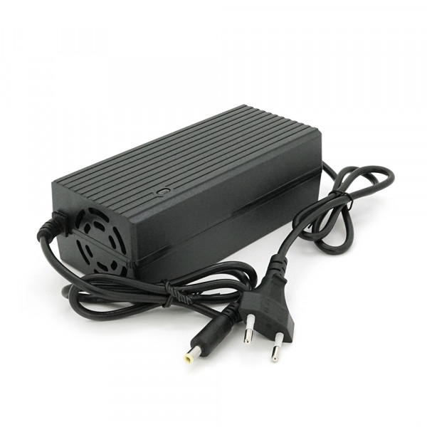 Зарядний пристрій Jinyi для акумуляторів LiFePo4 12V(14,6V),4S,5A,штекер 5.5*2.5,з індикацією,BOX
