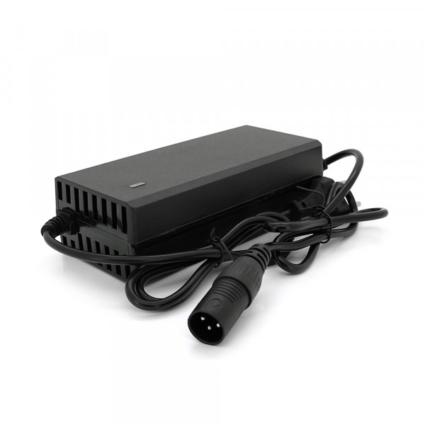 Зарядний пристрій для акумуляторів Li-ion 48V3A(54.6V),13S,штекер 3-pin XLR 18 mm(1+/2-),з індикацією,BOX