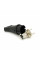Вилка каучукова з заземленням, 16A 250V 602227, Black