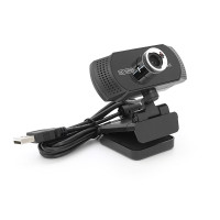 Вебкамера із мікрофоном Kisonli PC-2, 1080P 30fps, пласт. корпус, Black, BOX