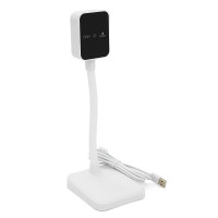 Вебкамера із мікрофоном Kisonli D1, 2K 30fps, пласт. корпус, White, BOX
